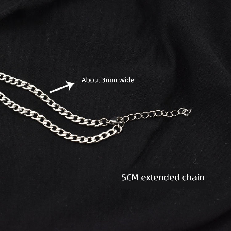 Same Style as Wang Yibo Unique Harajuku Pendant Necklace