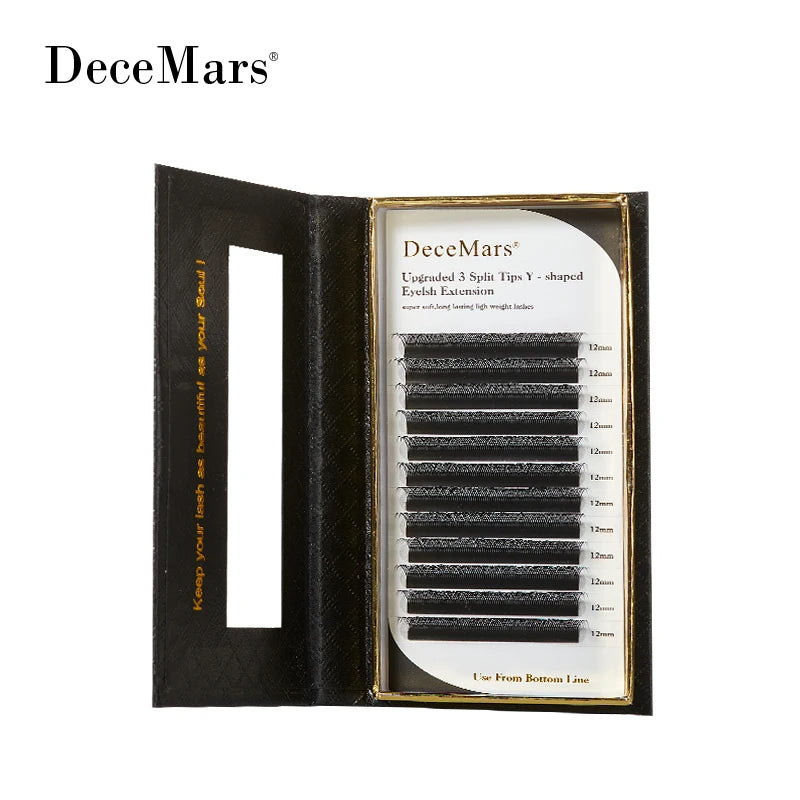 DeceMars 3 Split Tips Y-Shaped Eyelash Eextension