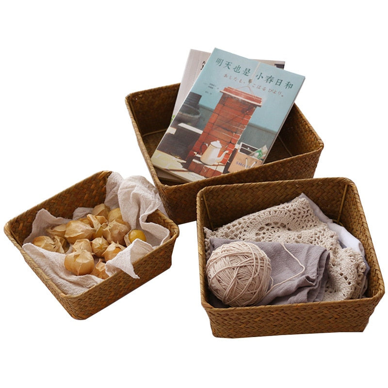 Wicker Basket Storage Box