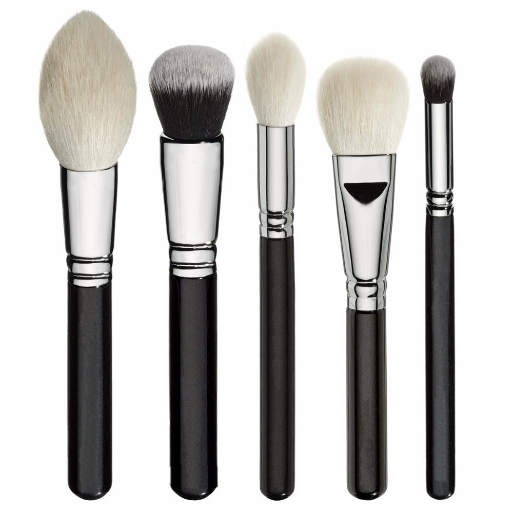 Zoeva Hot 15 PCs Black Highlight Makeup Brush