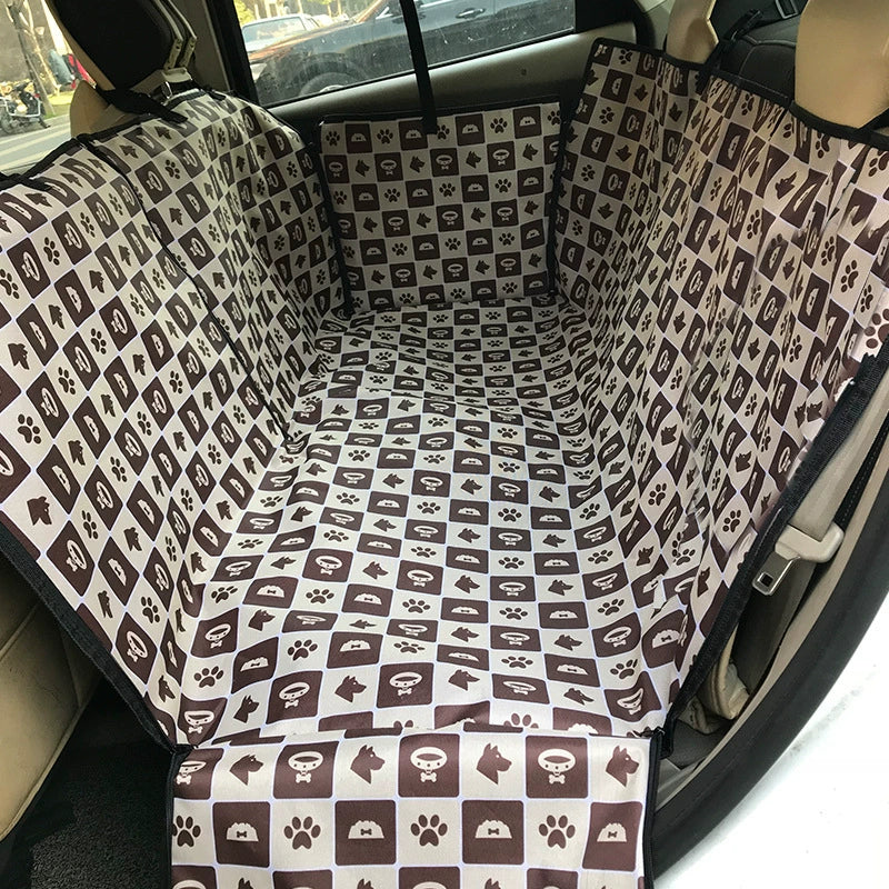 Dog Car Dog Mat Pet Car Seat Cushion Waterproof Rear Seat Safety Seat Protective Cover Anti-Dirty Pad