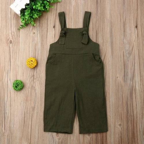 Kid's Cotton Overalls