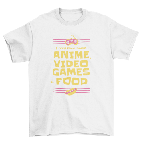 Anime & video games t-shirt