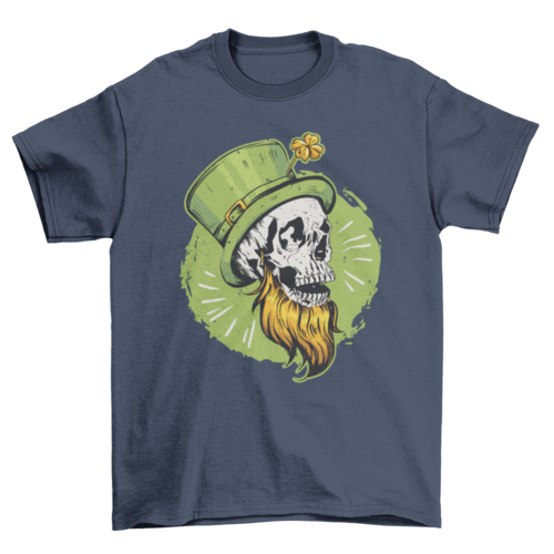 St patrick's skull t-shirt