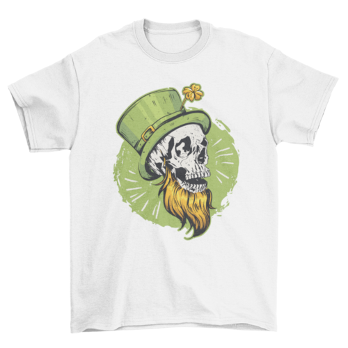 St patrick's skull t-shirt