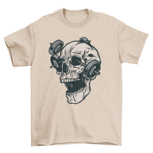 Skull gym t-shirt