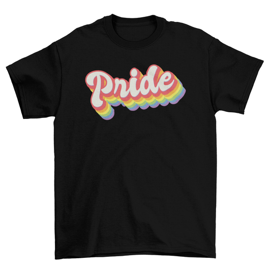 Pride lgbt quote retro t-shirt