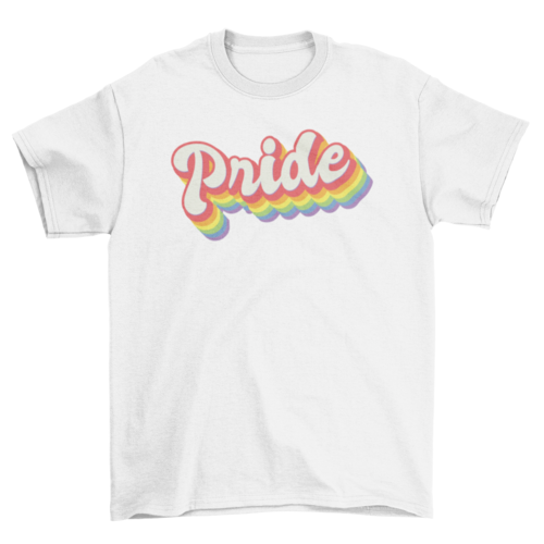 Pride lgbt quote retro t-shirt