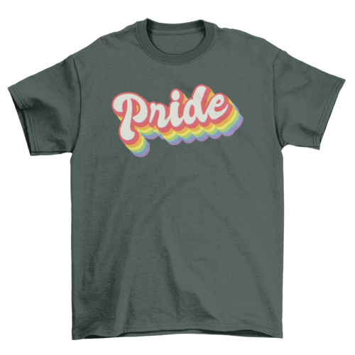 Pride lgbt quote retro t-shirt