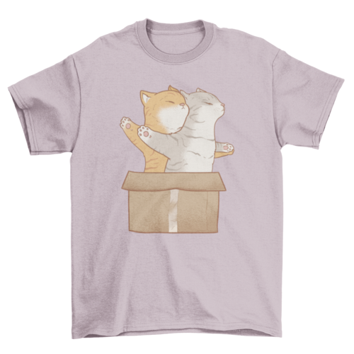 Cats animals in love t-shirt