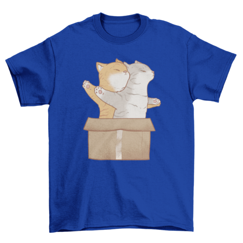 Cats animals in love t-shirt