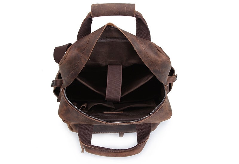 Handmade Vintage Leather Backpack, Travel Backpack B826