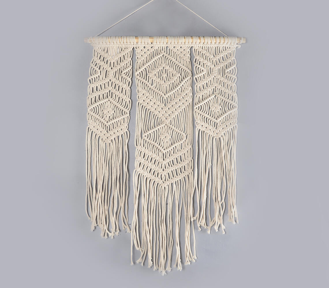 Boho Layered Macrame Wall Hanging