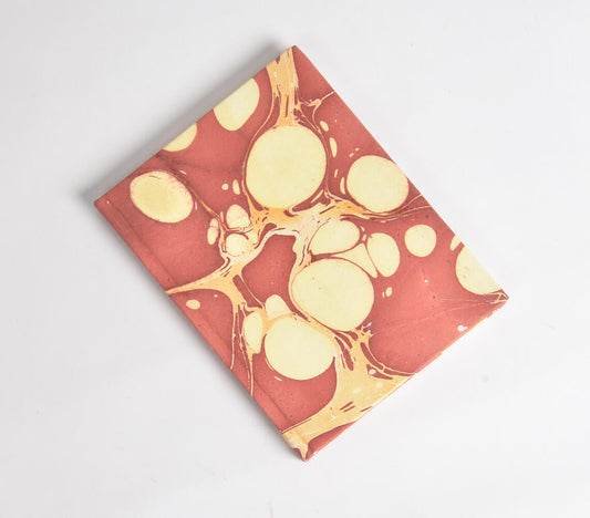 Marbleized Handmade Paper Diary Q1