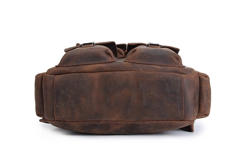 Handmade Vintage Leather Backpack, Travel Backpack B826