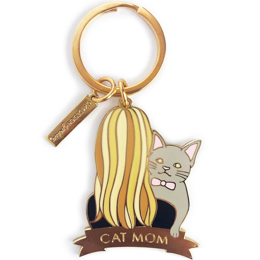 Cat Keychain - Blonde Hair