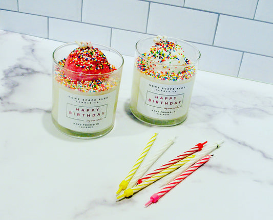 Happy Birthday Candle-Ice Cream Scoop
