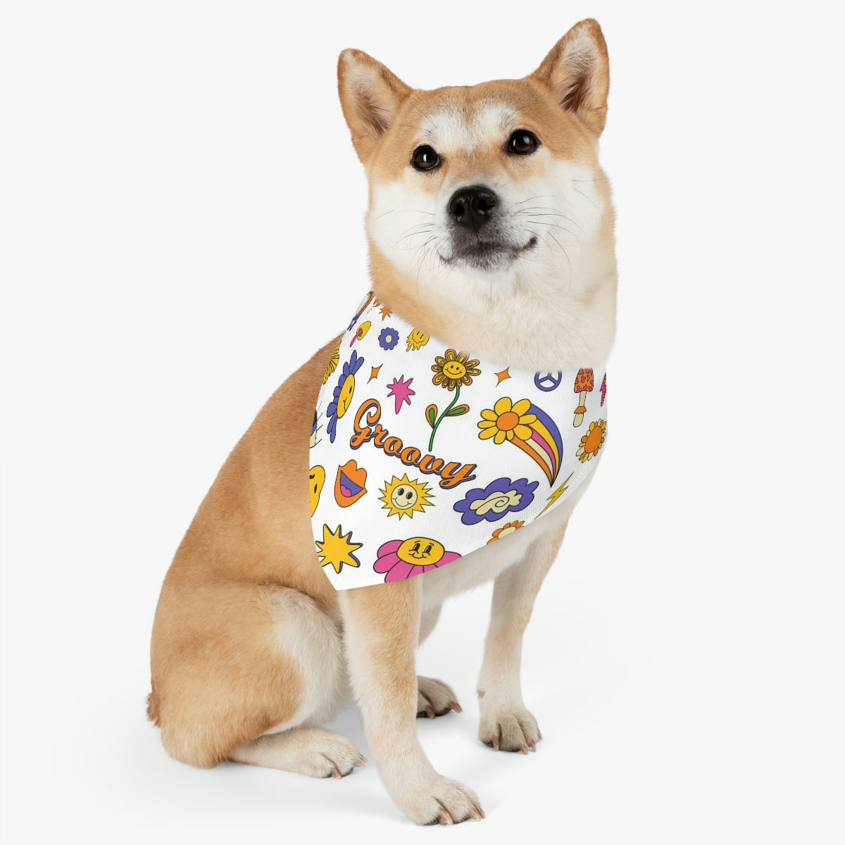 Pet Bandana Collar - Groovy