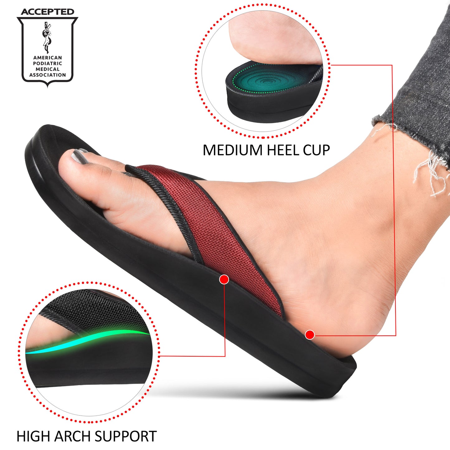 Aerothotic Enhalus Womens Comfortable Thong Sandal