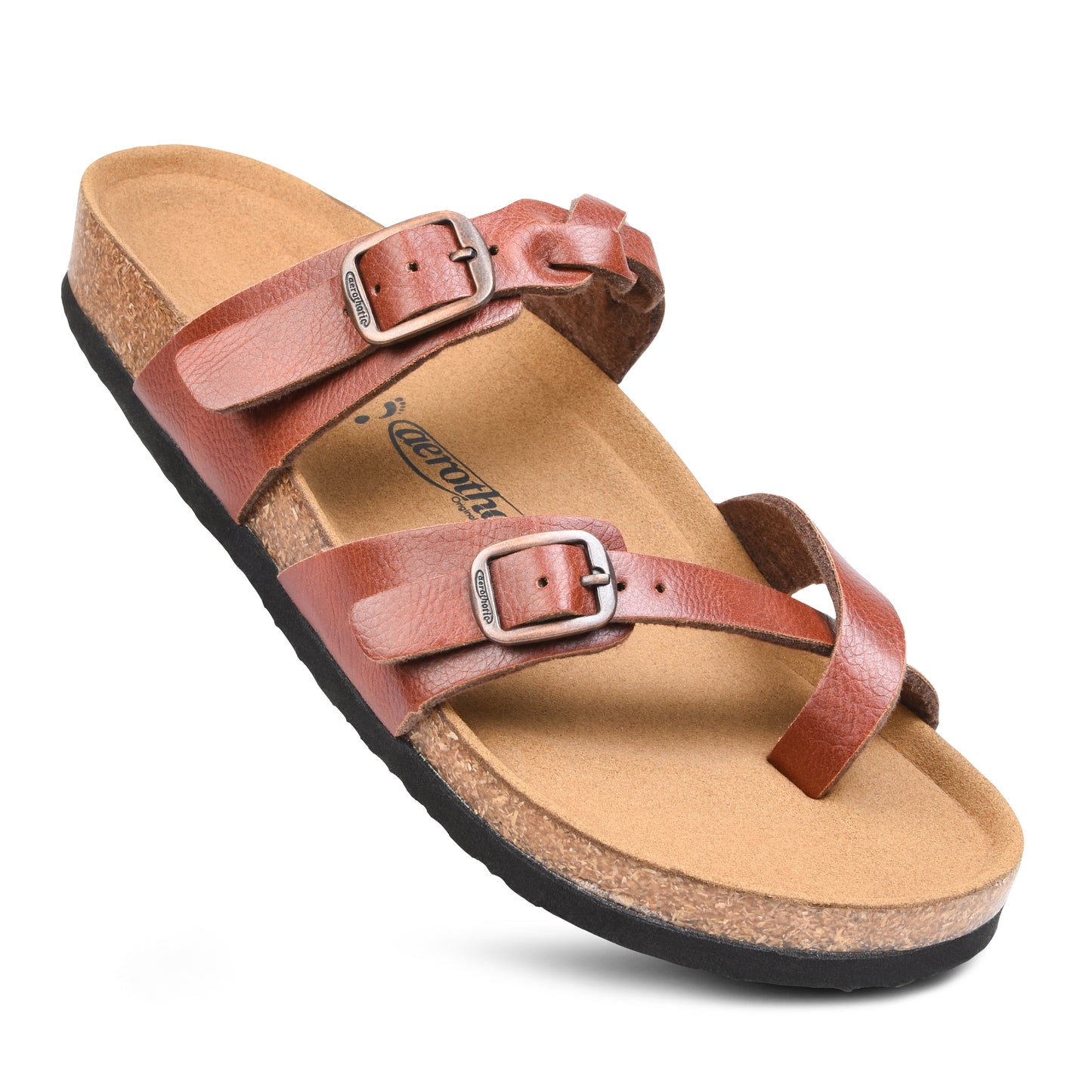 Aerothotic Irenic Women's Soft Footbed Strappy Slide Sandals