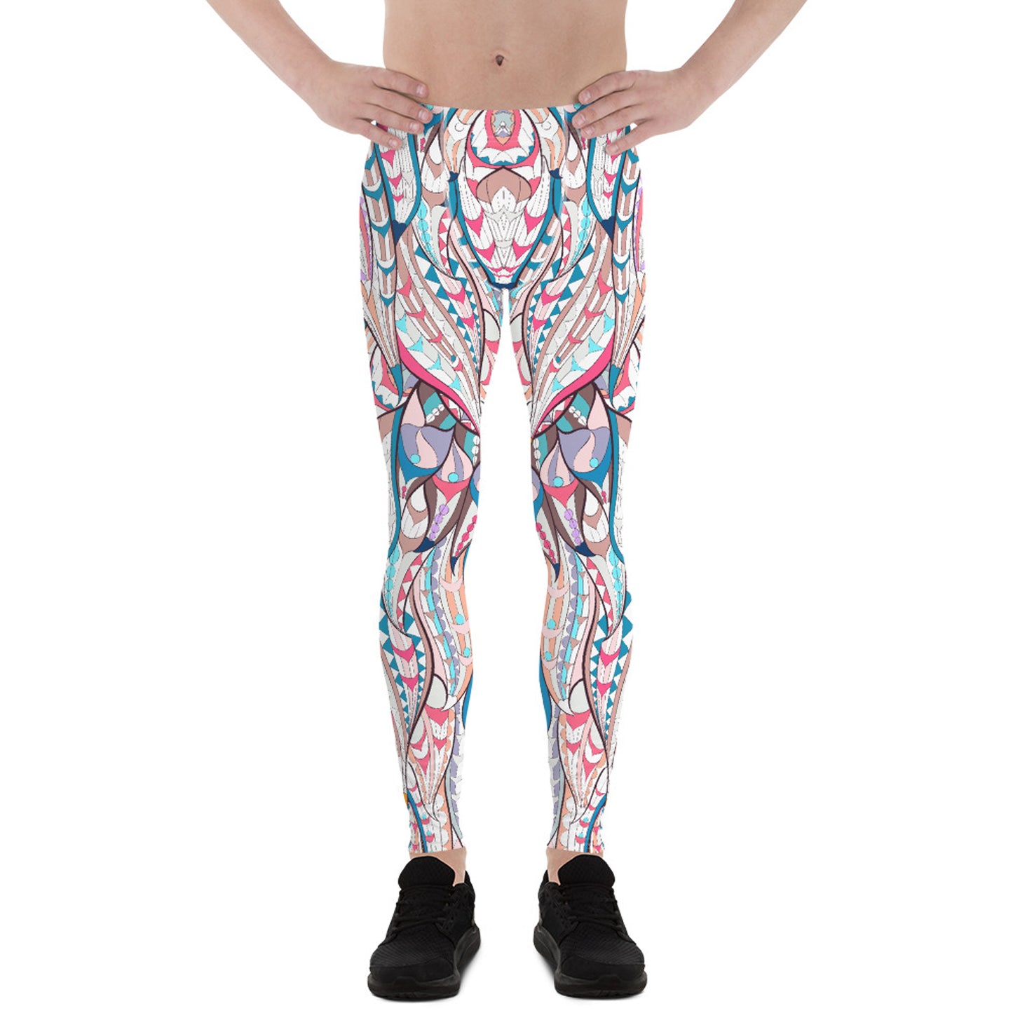 Boho Feather Leggings for Men