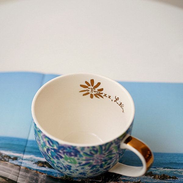 Floral Burst Ceramic Mug