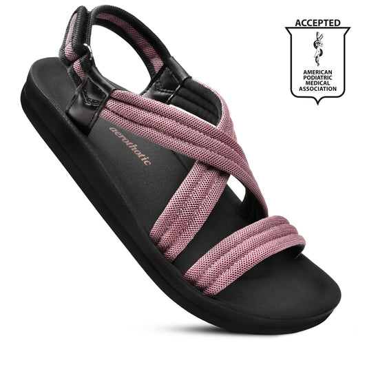 Aerothotic Hadal Women's Velcro Ankle Strap Slip on Sandals