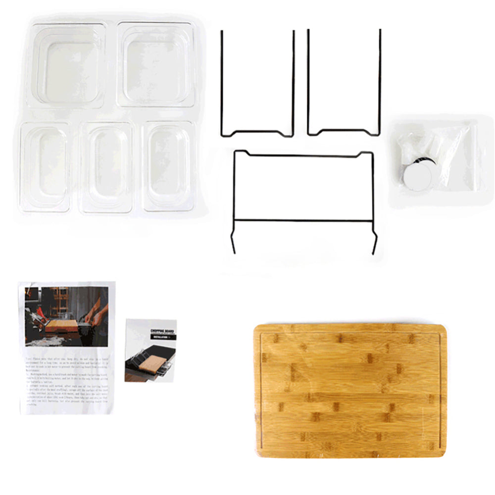 Extensible Bamboo Cutting Board Set Eco-friendly