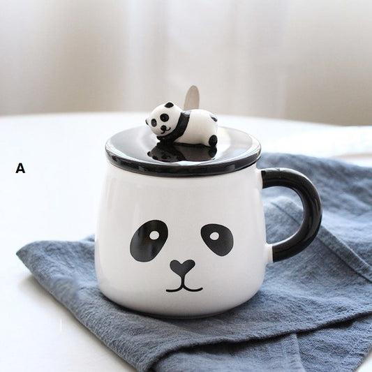 Lazy Panda Ceramic Cup