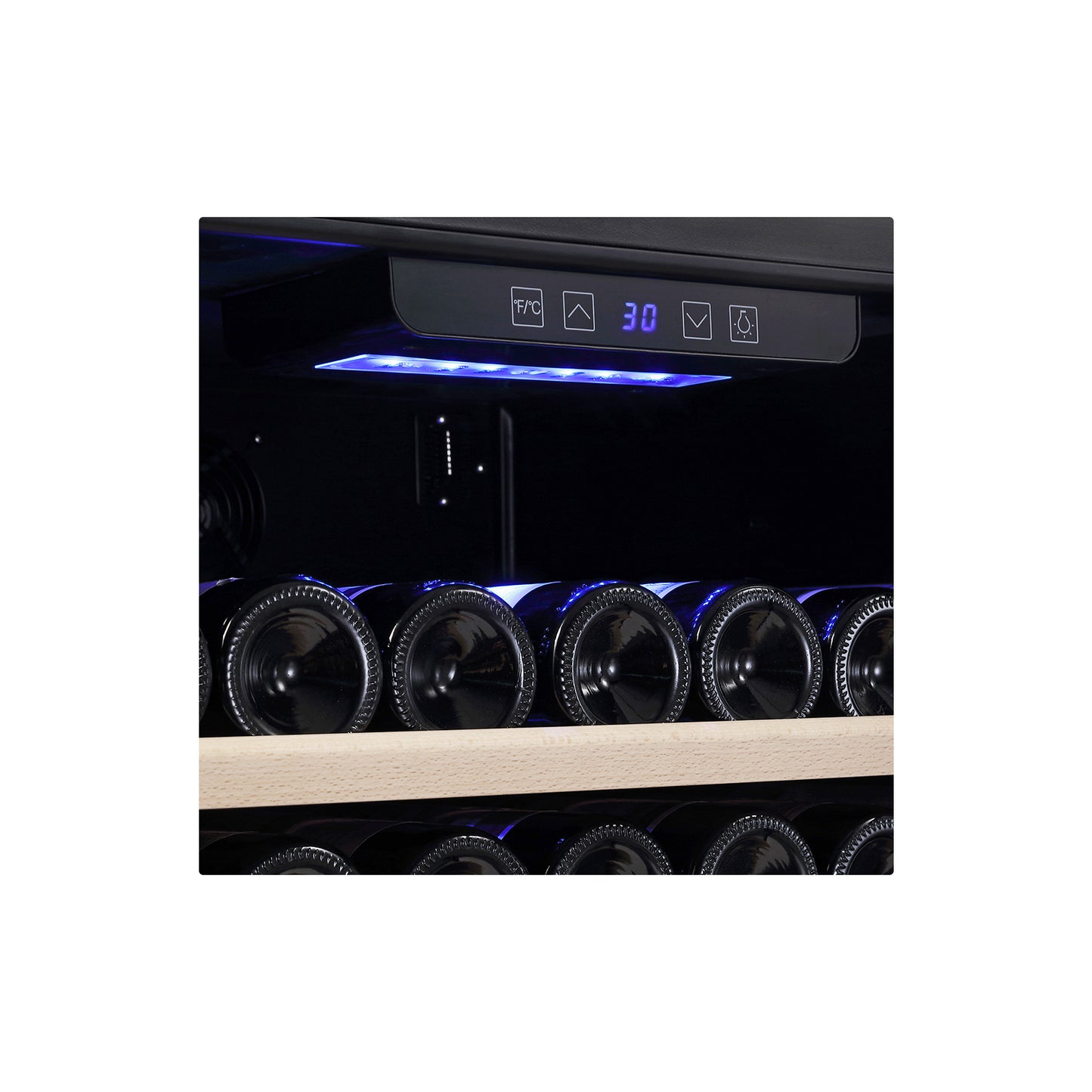 Empava WC03S 24 Inch Wine Cooler Wine Fridge 52 Bottles