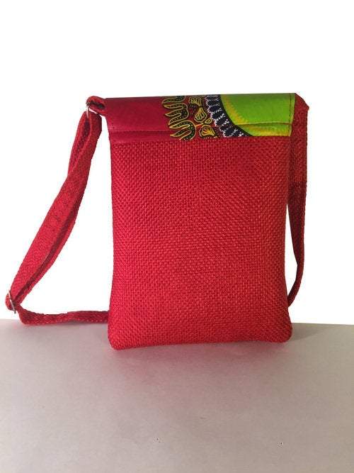 Shoulder khanga Bag and CrossBody Handmade African Laptop Bag