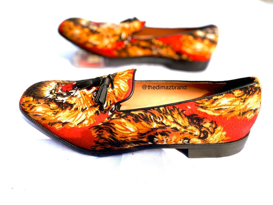 Isiagu/ lion’s head african men’s shoes