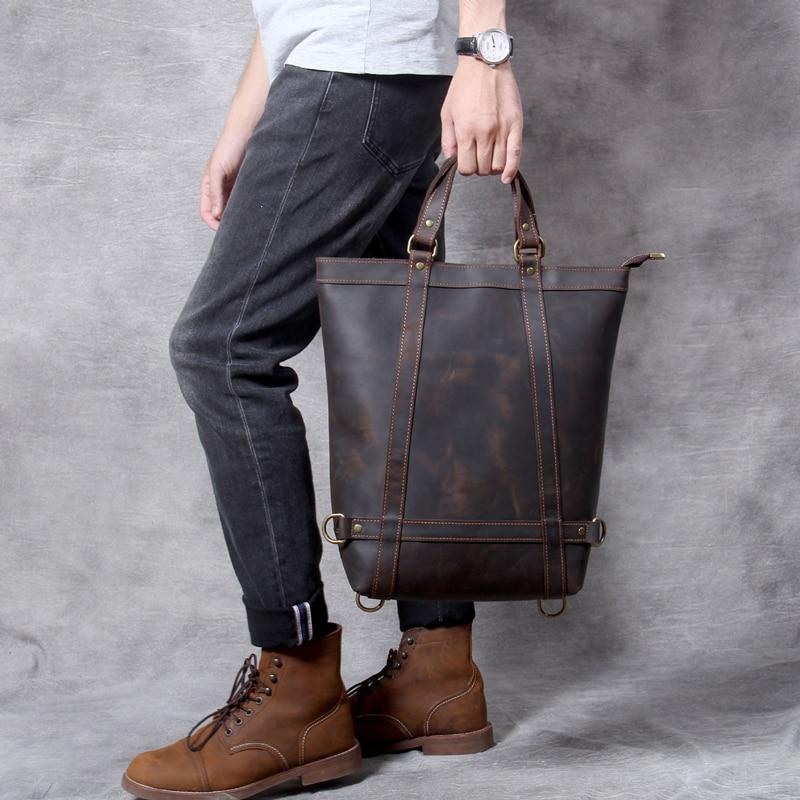 The Icarus | Handmade Vintage Leather Backpack