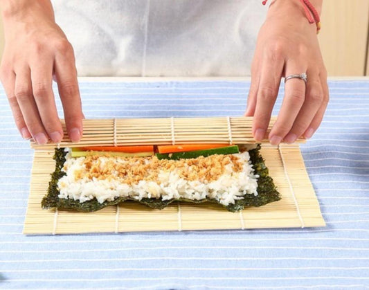 DIY Bamboo Sushi Rolling Mat Set ( 2 Sets)